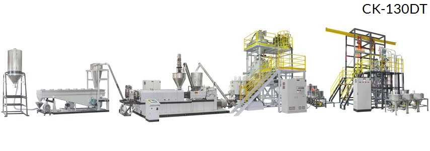 PVC Twin Screw Automatic Metering Weighing And Conveying Pelletizing Compounding Line